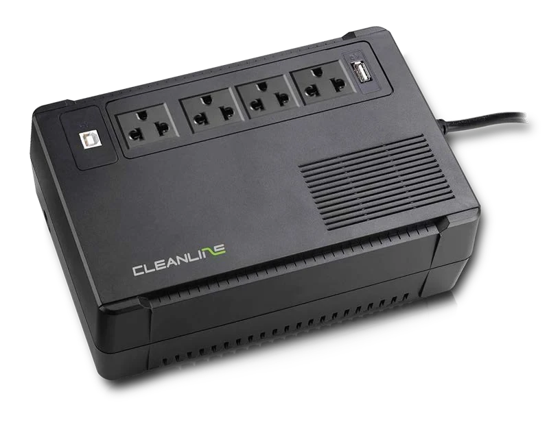 เครื่องสำรองไฟ CLEANLINE Evolution 1000 แบบวางแนวนอน
