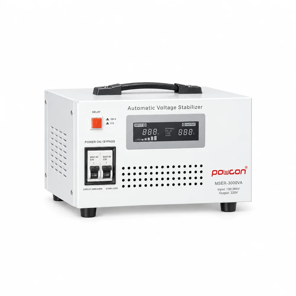 ภาพประกอบ POWCON MSER-3000VA ที่ผู้ใช้จัดเตรียม